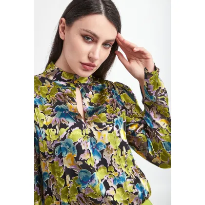 Zdjęcie Bluzka damska z jedwabiem GESTUZ Gestuz