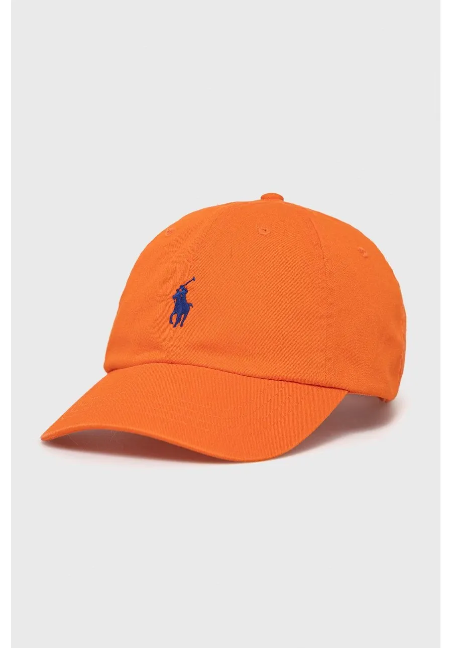 obrazek 1 Polo Ralph Lauren Czapka 710667709014 kolor pomarańczowy gładka