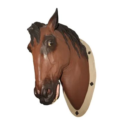 Picture Wall decorative horse head in country style - Bordallo Pinheiro