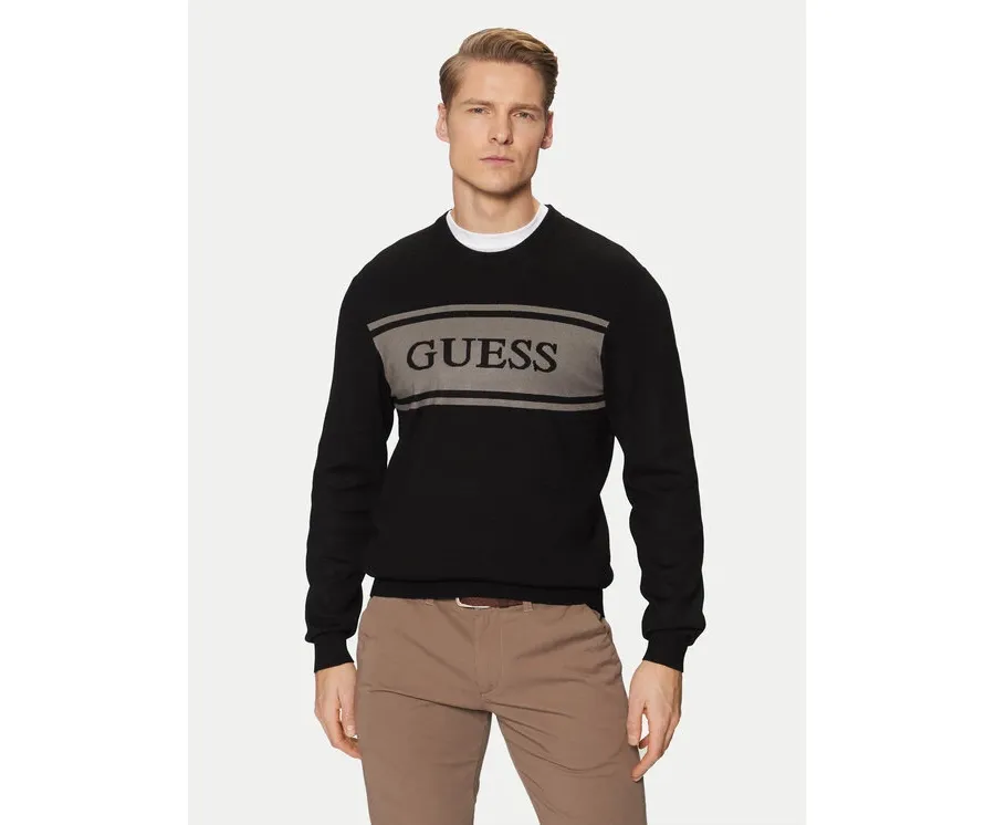 obrazek 1 Guess Sweter M5RR13 Z3KK2 Czarny Regular Fit