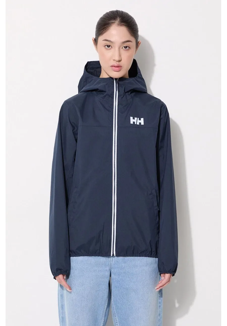 obrazek 1 Helly Hansen kurtka przeciwdeszczowa Belfast II damska kolor granatowy 53433-990