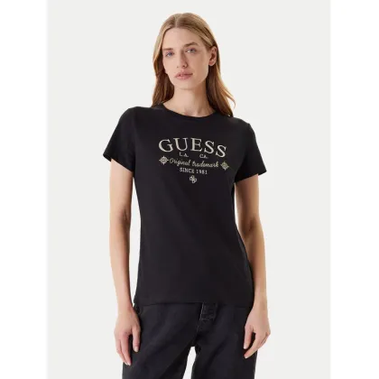 Zdjęcie Guess T-Shirt V5YI03 I3Z14 Czarny Regular Fit