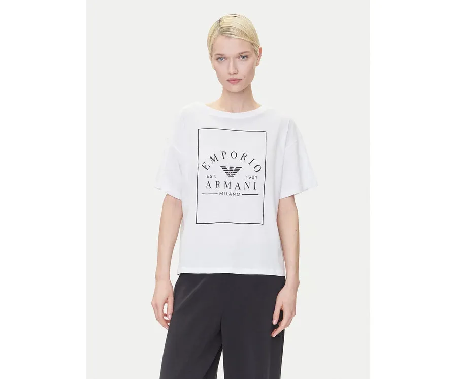 obrazek 1 Emporio Armani Underwear T-Shirt EW000553 AF10887 U0002 Biały Loose Fit