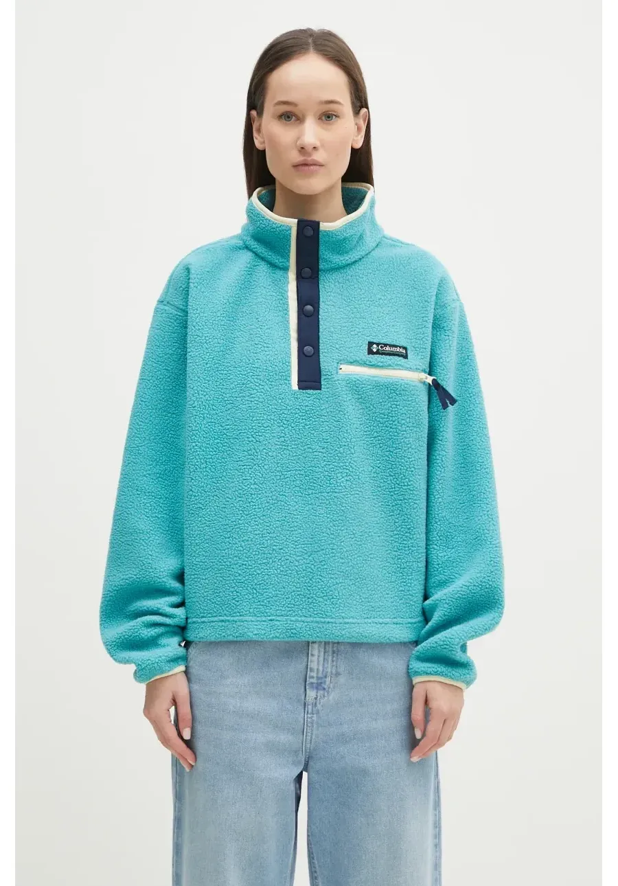 obrazek 1 Columbia bluza sportowa Helvetia kolor zielony z aplikacją 2092231