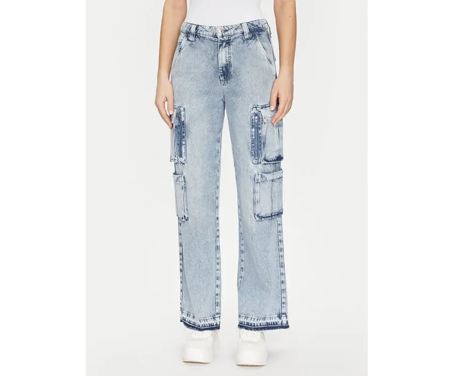 obrazek 1 Guess Jeansy W5RA97 D5LG1 Niebieski Regular Fit