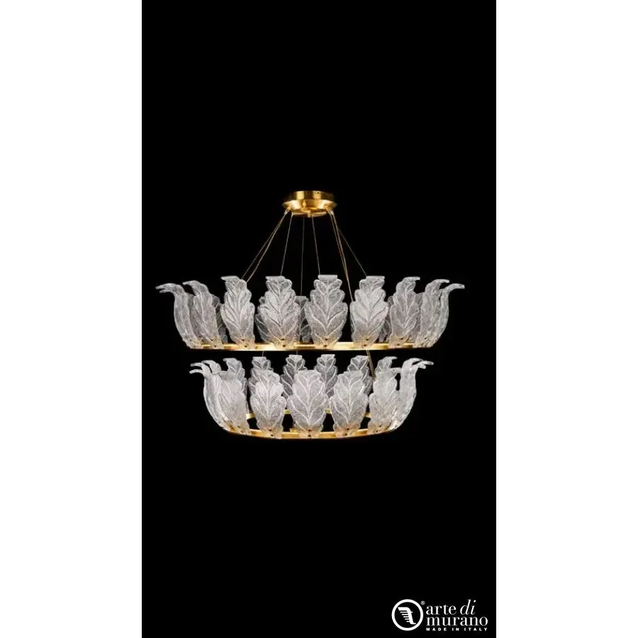 obrazek 1 Designerski żyrandol ze szkła Murano