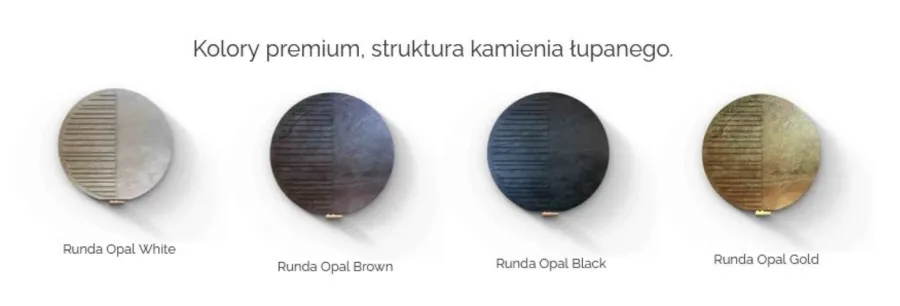 obrazek 7 Piękny ozdobny grzejnik kamienny Runda