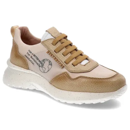Zdjęcie Beżowe Sneakersy Hispanitas Wygodne Buty Damskie