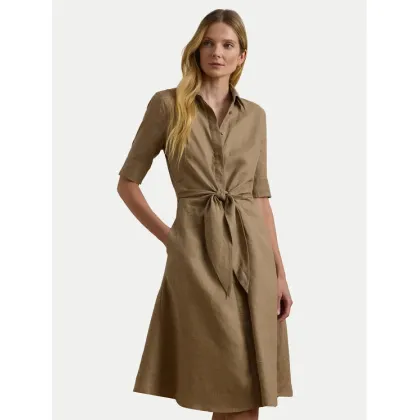 Zdjęcie LAUREN RALPH LAUREN Sukienka koszulowa 200905667016 Beżowy Regular Fit