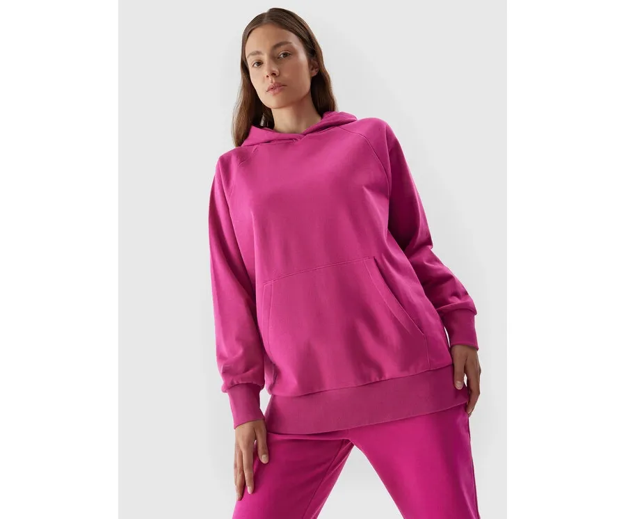obrazek 1 4F Bluza 4FAW23TSWSF0725 Różowy Regular Fit