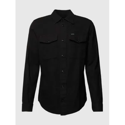 Zdjęcie Koszula casualowa o kroju slim fit z kieszeniami na piersi