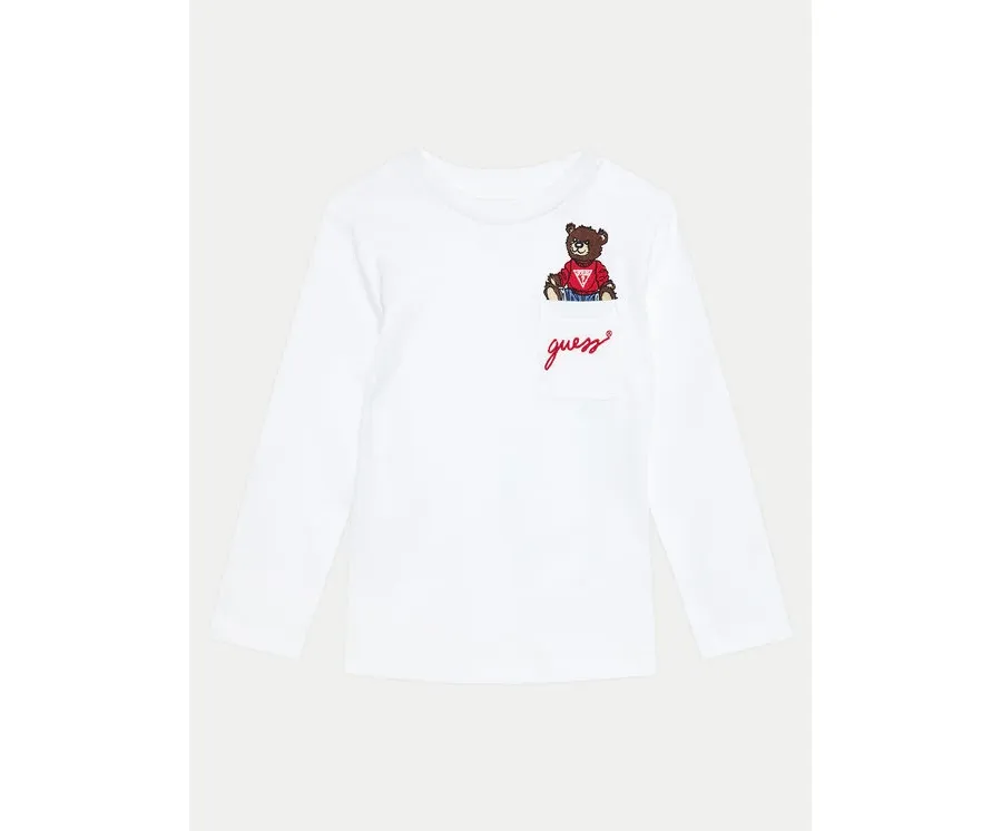 obrazek 1 Guess Bluzka N4BI06 I3Z13 Biały Regular Fit