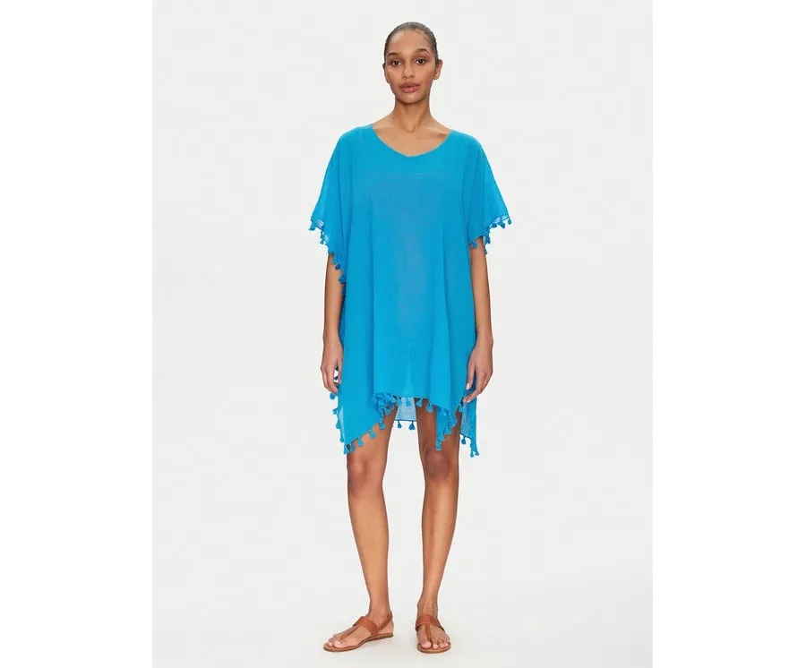 obrazek 1 Seafolly Sukienka plażowa Amnesia 52162 Niebieski Regular Fit