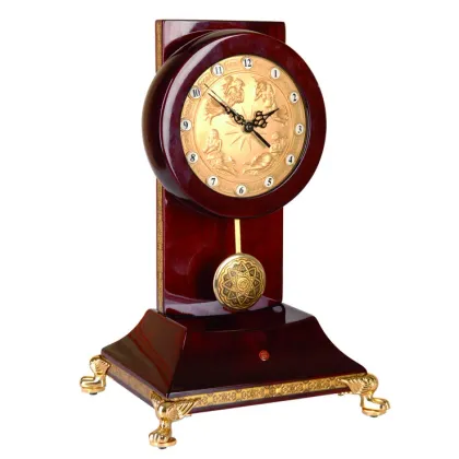 Picture British Museum wooden decorative clock