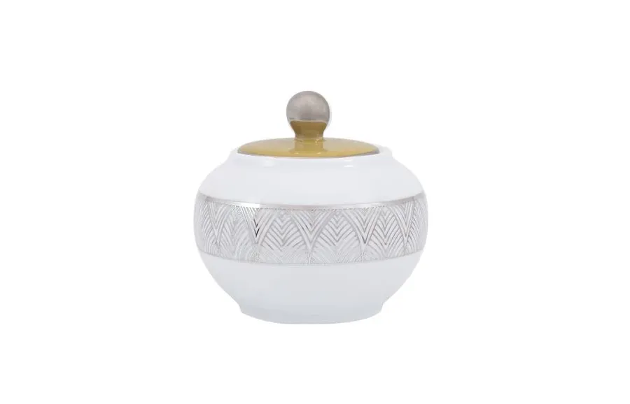 obrazek 1 Porcelanowa cukiernica Beijing Leaf