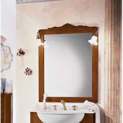 Picture Rectangular solid wood frame for a mirror - Zanini