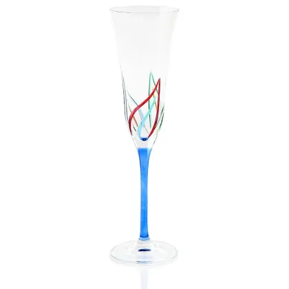 Zdjęcie Elegancki włoski komplet 6 kieliszków do degustacji szampana (170 ml)