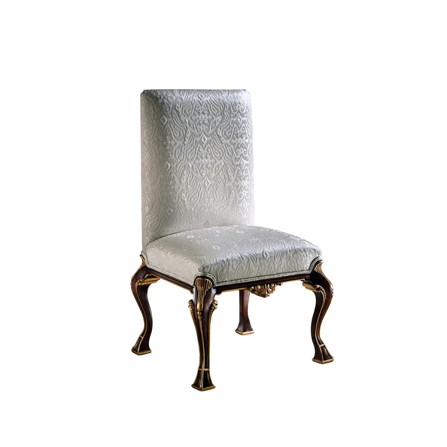 obrazek 1 Orzech, złoto, kość słoniowa - elitarne krzesło LAURA-DARIA - Collecion Alexandra