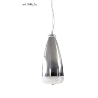 Picture Italian ceiling lamp with hand-cut crystal - Il Paralume Marina