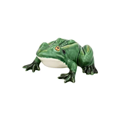 Picture Decorative rural ceramic frog figure - Bordallo Pinheiro