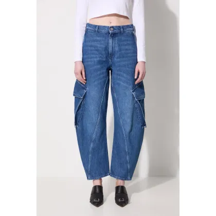 Zdjęcie JW Anderson jeansy Twisted Cargo Jeans damskie high waist DT0091.PG1560.800