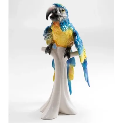 Picture Elegant ceramic parrot figurine - Il Gattopardo