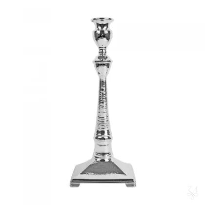 Zdjęcie Pojedynczy srebrny świecznik o wyjątkowym kształcie - Zaramella Argenti