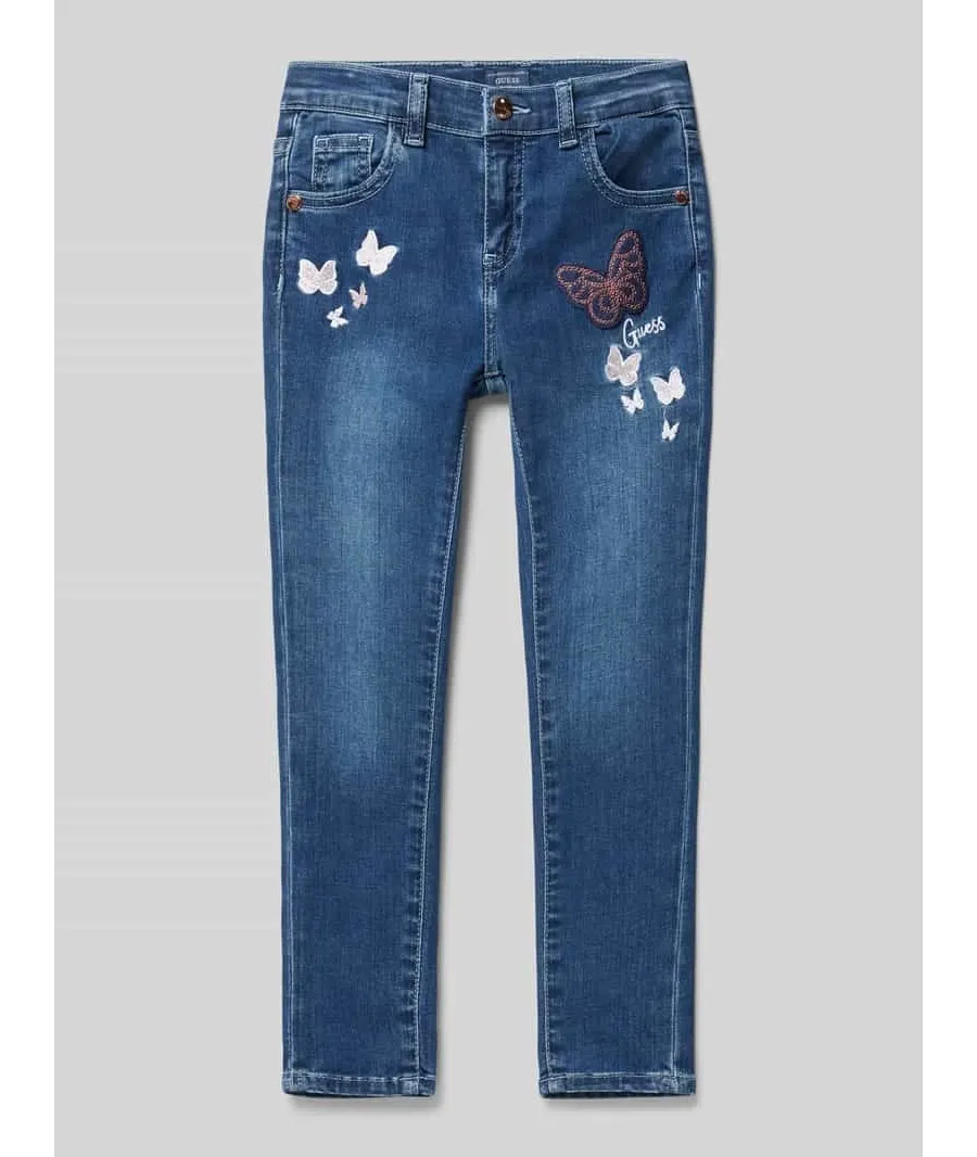 obrazek 1 Guess Jeansy K5RA06 D4CA0 Granatowy Skinny Fit