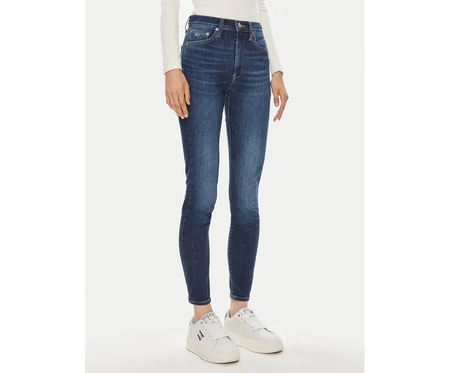 obrazek 1 Tommy Jeans Jeansy Sylvia DW0DW19258 Granatowy Skinny Fit