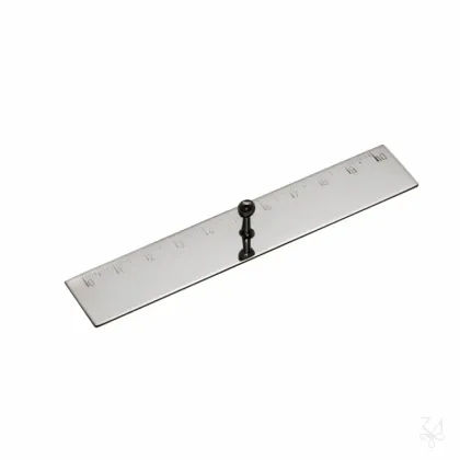 Picture Silver ruler with centimeter scale 11×2 cm – Zaramella Argenti