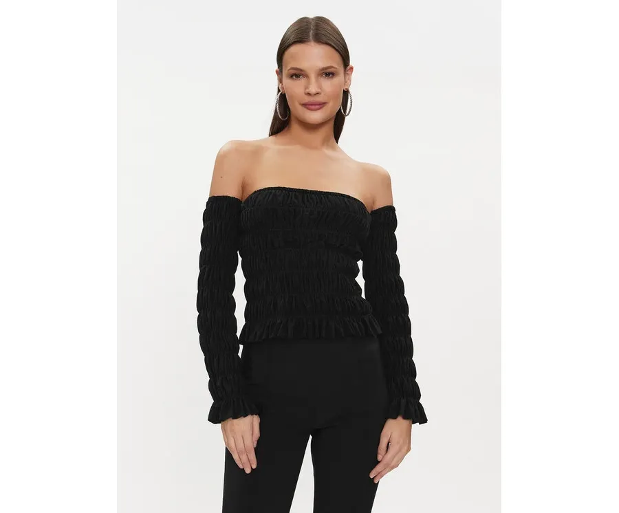 obrazek 1 NORMA KAMALI Bluzka KK4226PL867001 Czarny Regular Fit