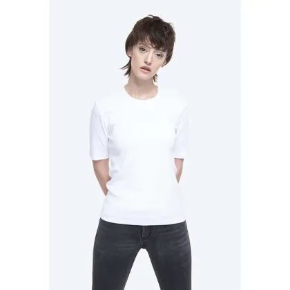 Zdjęcie Norse Projects t-shirt bawełniany Helen High Twist Cotton kolor biały NW01.0062.001-0001