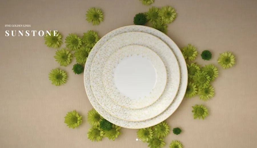 obrazek 2 Bardzo elegancka kremerka wykonana z portugalskiej porcelany