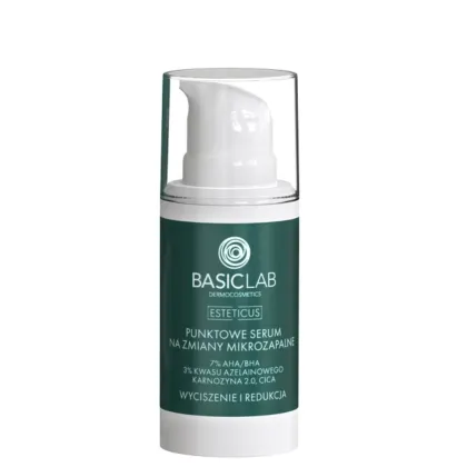 Zdjęcie BasicLab Esteticus Punktowe serum na zmiany mikrozapalne 15 ml Basiclab Dermocosmetics