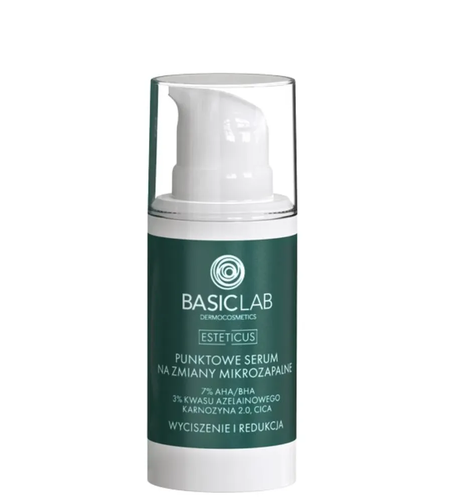 obrazek 1 BasicLab Esteticus Punktowe serum na zmiany mikrozapalne 15 ml Basiclab Dermocosmetics
