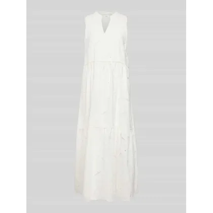 Zdjęcie Długa sukienka z haftem angielskim