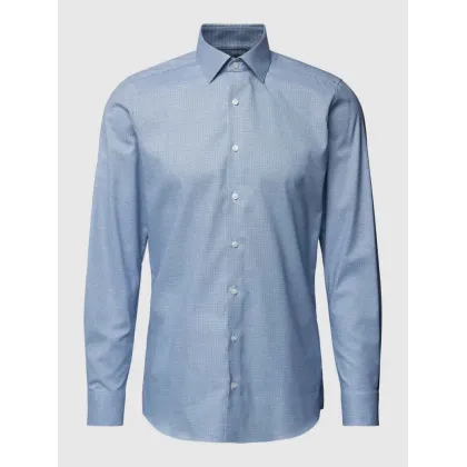 Zdjęcie Koszula biznesowa o kroju slim fit z jednolitą fakturą