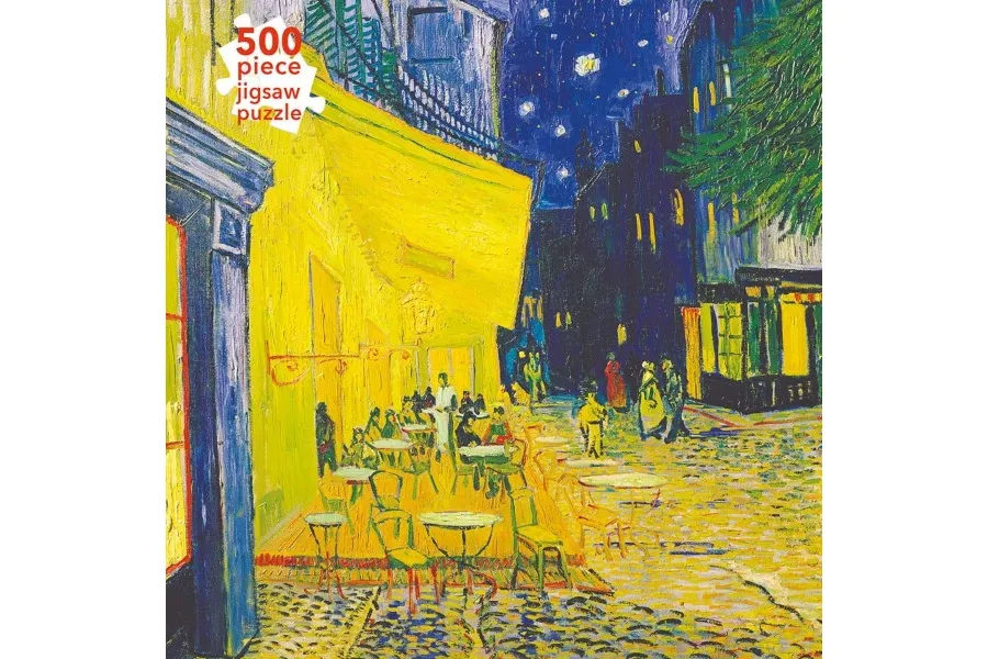 obrazek 1 Puzzle dla dorosłych Vincent van Gogh: Taras kawiarni (500 elementów) - Flame Tree Publishing