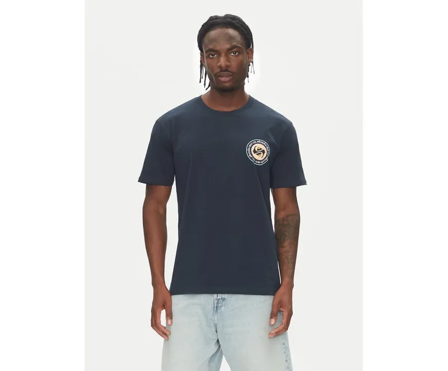 obrazek 1 Quiksilver T-Shirt Circle Back Ss EQYZT08054 Granatowy Regular Fit
