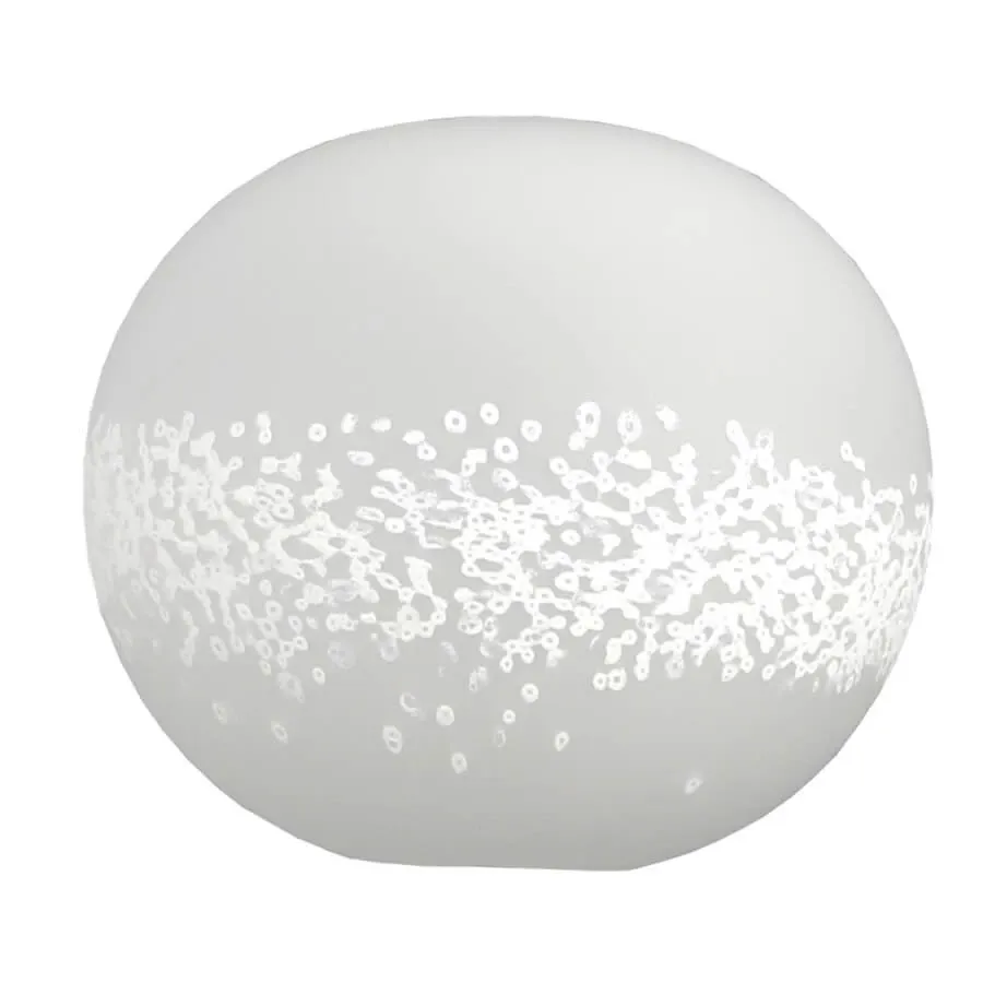 obrazek 1 Kulista włoska lampa biurkowa Murrine z pasem zdobienia