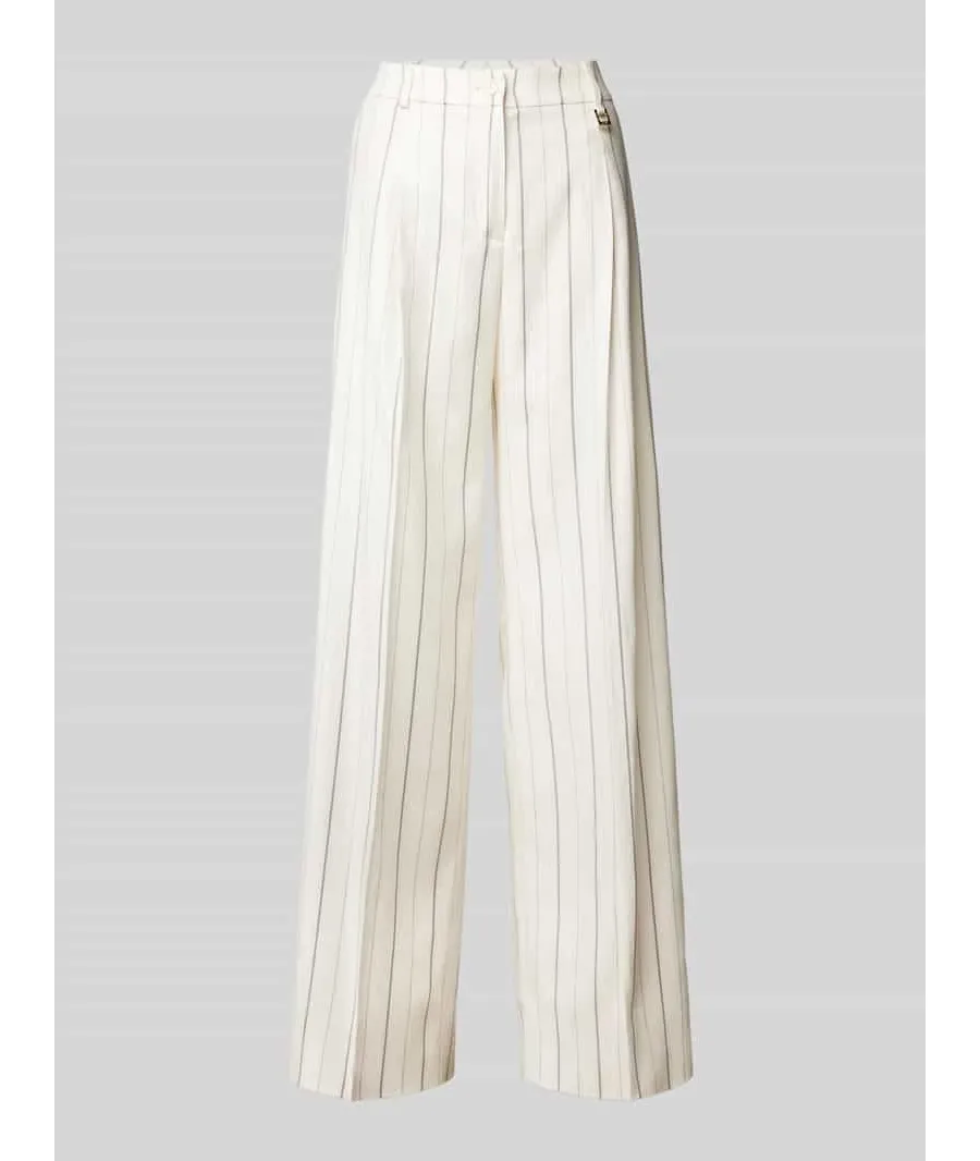 obrazek 1 Spodnie materiałowe z wpuszczanymi kieszeniami w stylu francuskim model ‘Paris’