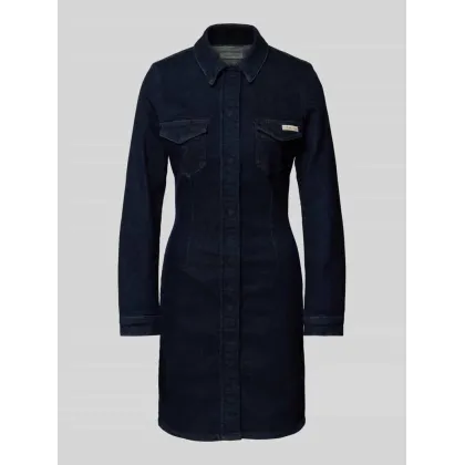 Zdjęcie Calvin Klein Jeans Sukienka jeansowa J20J225064 Granatowy Slim Fit