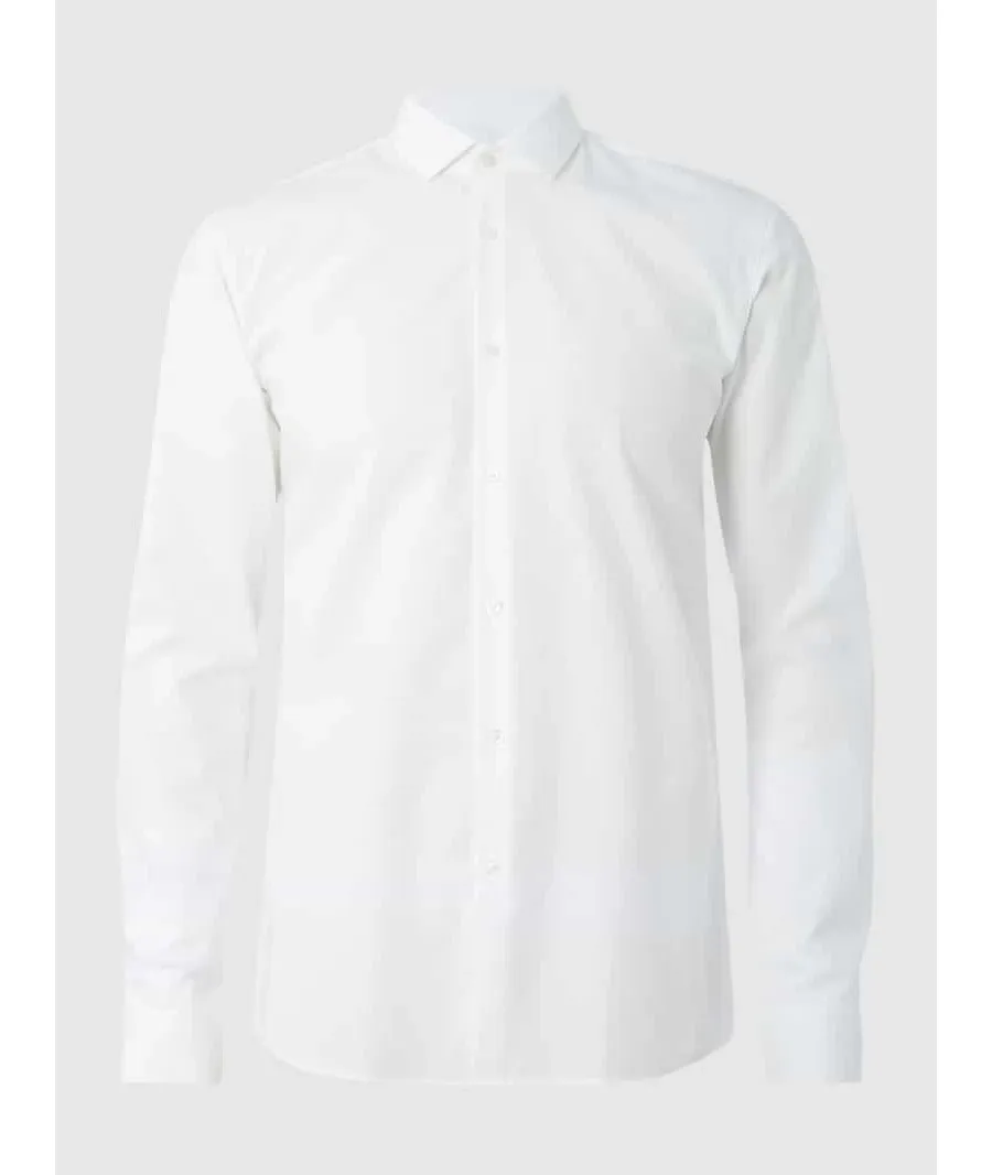 obrazek 1 Koszula biznesowa o kroju super slim fit z bawełny model 'Erondo'