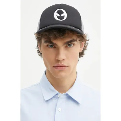 Zdjęcie No Problemo czapka z daszkiem Alien-O Trucker Cap kolor czarny gładka NP9001203