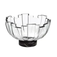 Picture Exclusive crystal table decoration with a black marble base in a gift box - Vista Alegre