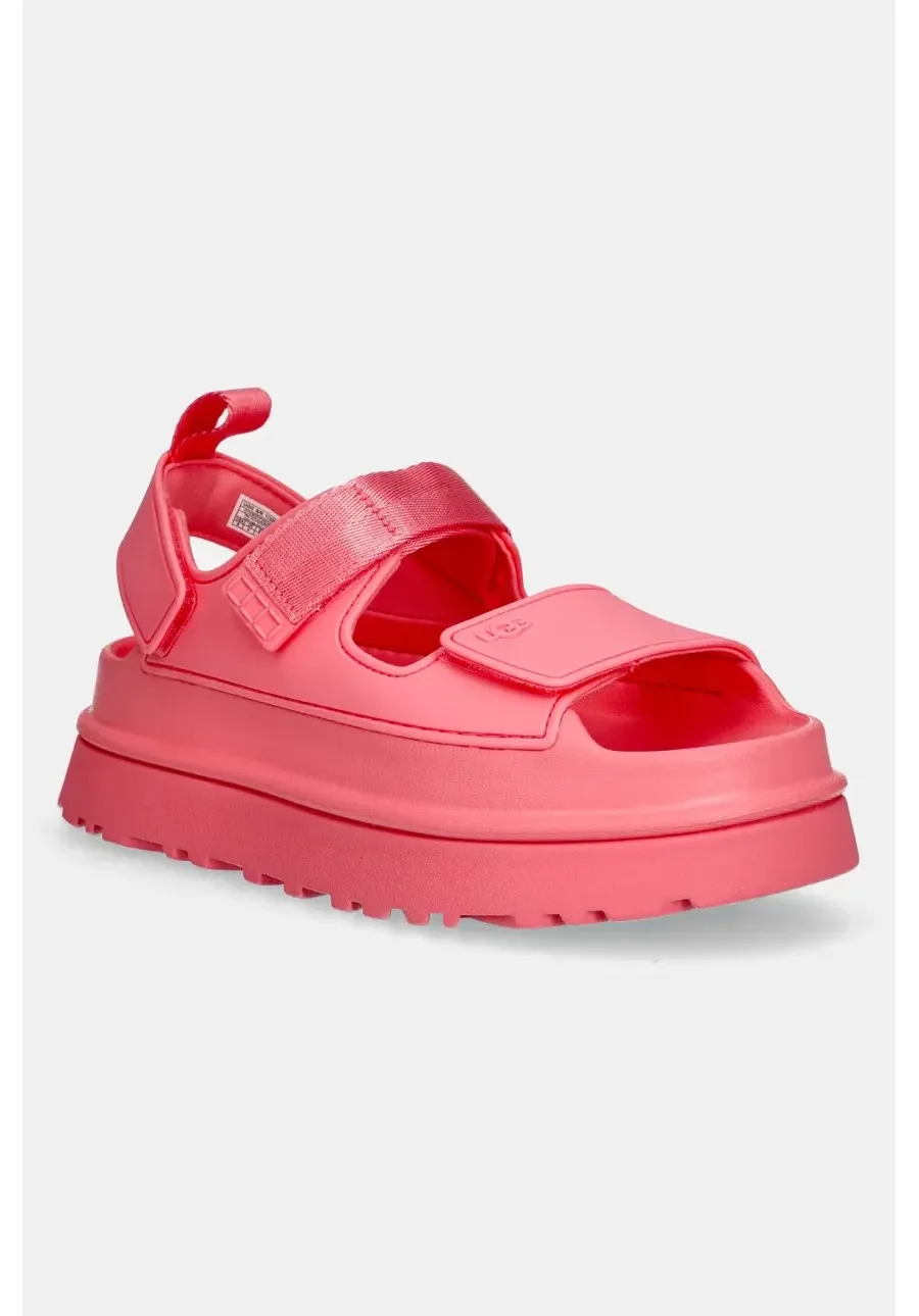 obrazek 1 UGG sandały Goldenglow damskie kolor różowy na platformie 1152685-TPCL