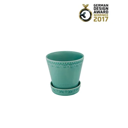 Zdjęcie Ceramiczny wazon z podstawą - Bordallo Pinheiro