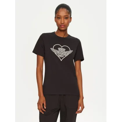 Zdjęcie Aeronautica Militare T-Shirt 242TS2351DJ657 Czarny Regular Fit