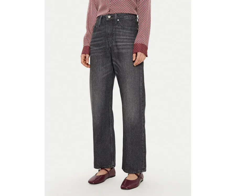 obrazek 1 Tommy Hilfiger Jeansy WW0WW44329 Szary Straight Fit