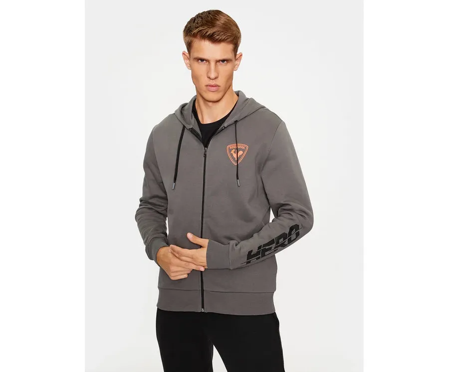 obrazek 1 Rossignol Bluza Hero Fz Hoodie RLMMS10 Szary Regular Fit